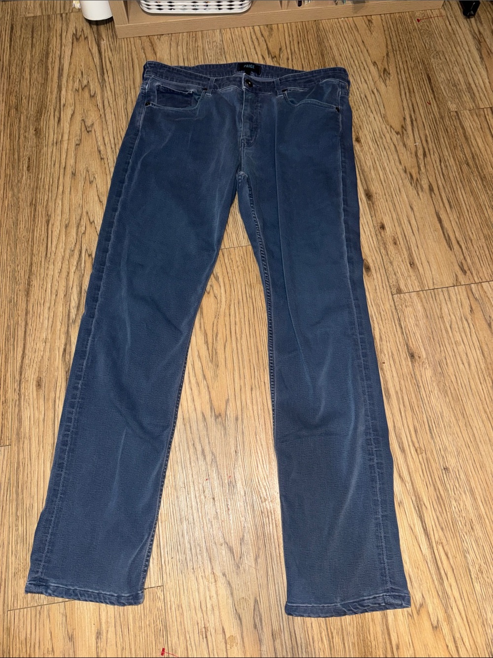 Paige Size 34 Men's Navy Federal Jeans